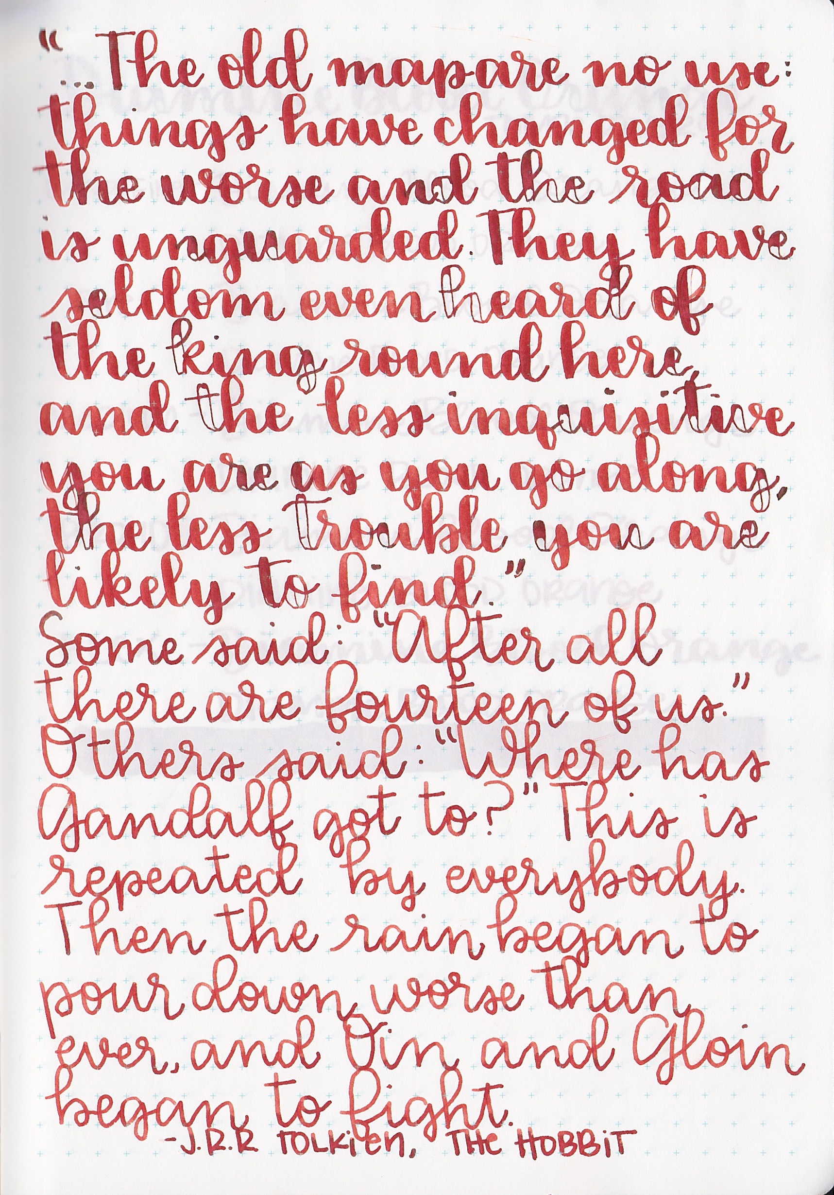 Ink Review #123: Diamine Blood Orange — Mountain of Ink
